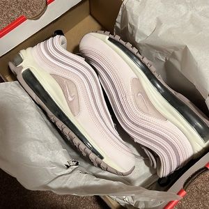 Brand new women’s Nike Air Max 97 pale pink, size 7!